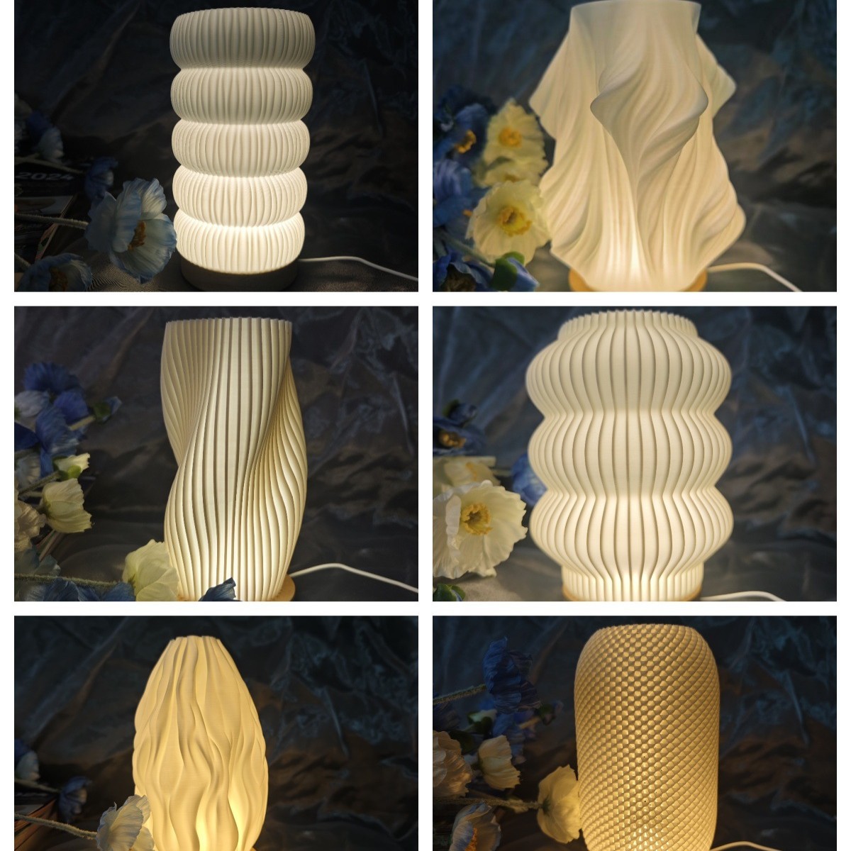 USB Plug-In Personalized Small Table Lamp Valentine's Day Night Light Led 3 Color Change Healthy Eye Protection