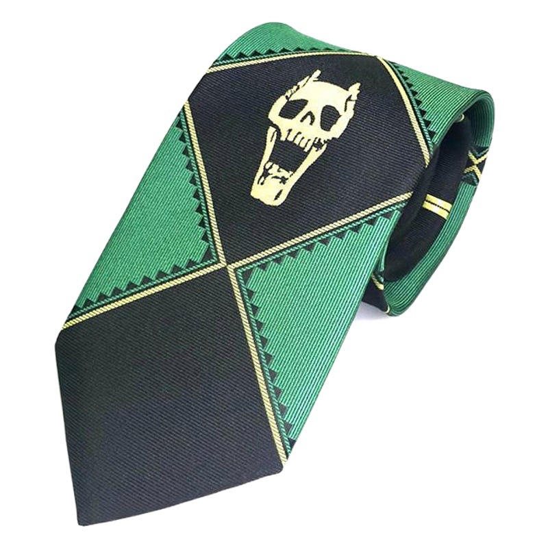 Anime JoJo's Wonderful Adventure Kira Yoshida Cosplay Costume Props Skull Tie Adult Ceremony