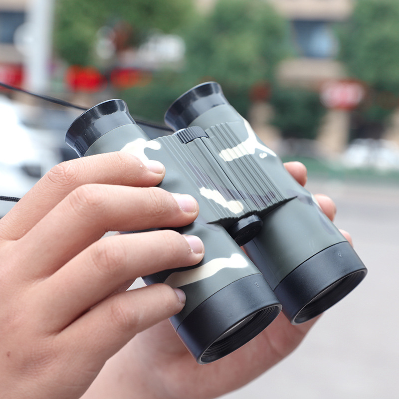 Picture of Children's Camouflage Telescope Student Portable Outdoor Toy Telescope Single Binocular HD Magnifier Optical Toy