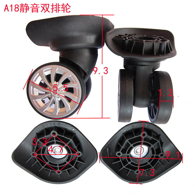 Picture of A generation of all kinds of luggage case wheel accessories luggage accessories universal wheel luggage suitcase wheel accessories