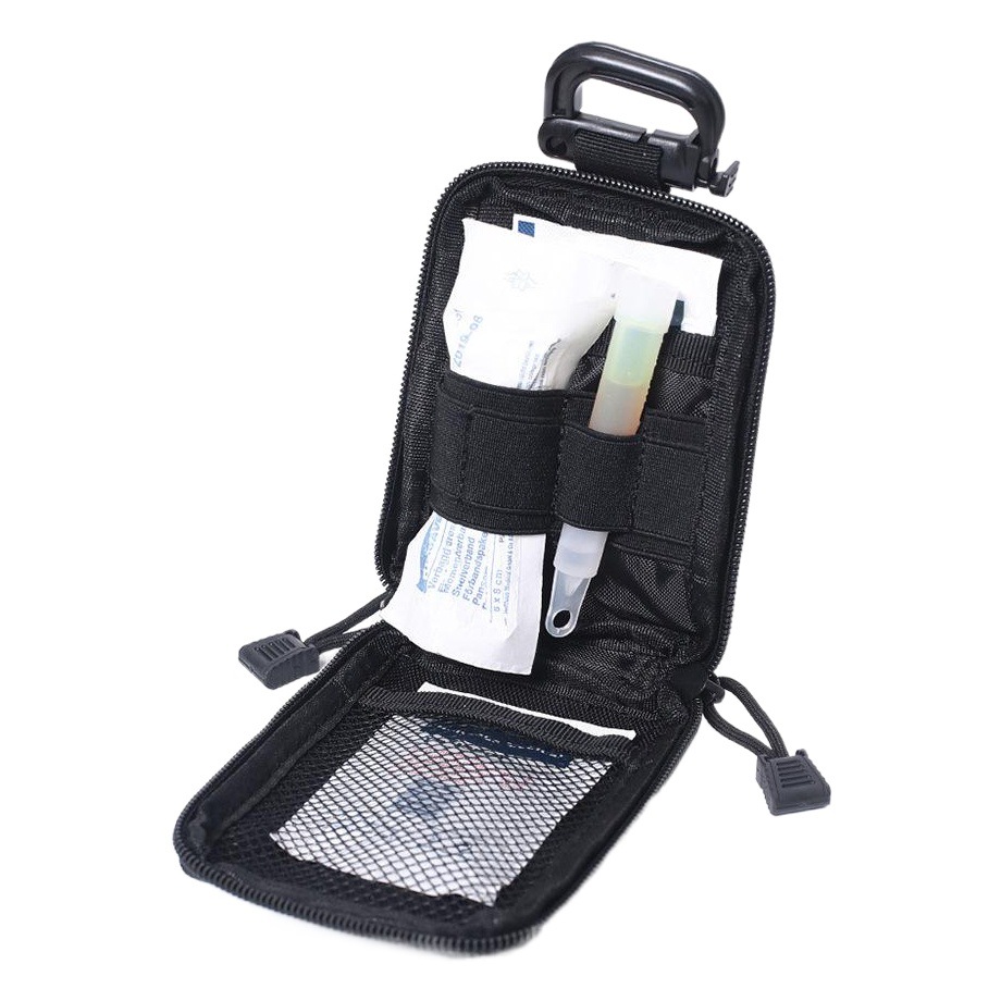 Outdoor Medical First Aid Cosmetics Bag Molle Multi-Functional Tactical Waist Bag Edc Tool Bag Military Fan Accessory Bag