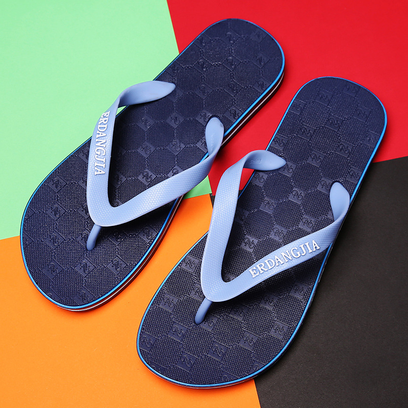 Sandals men's beach shoes 2024 Summer new lightweight sandals adult open toe flip flops slippers