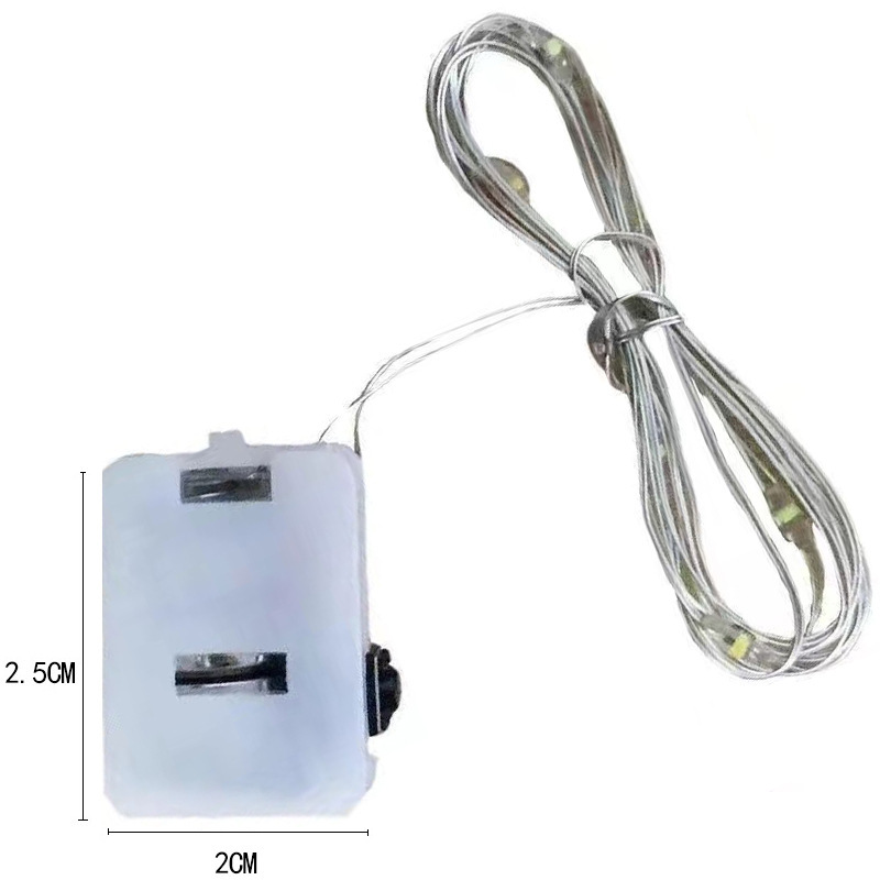 Picture of Flash Led Light String Three-Speed Adjustable Lantern Flower Bouquet Valentine's Day Gift Box Cake Decoration Flower Shop Wave Ball