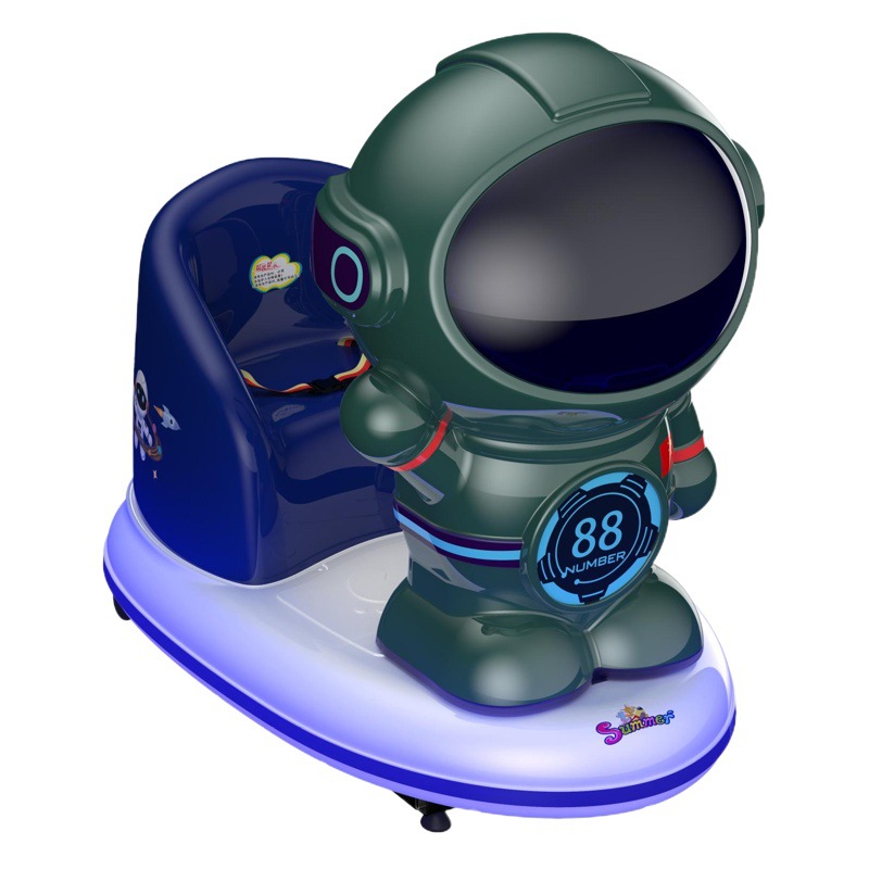 2025 New Hot Selling Scan Code Astronaut Rocking Car Household Small Children's Toy Car Coin-Operated Electric Rocking Machine