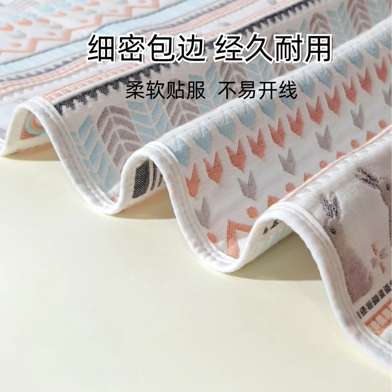 Picture of Baby Gauze Mat Pure Cotton Bed Cover Baby Soft Mat Baby Mat Summer Sweat-Absorbent Breathable Kindergarten Mat