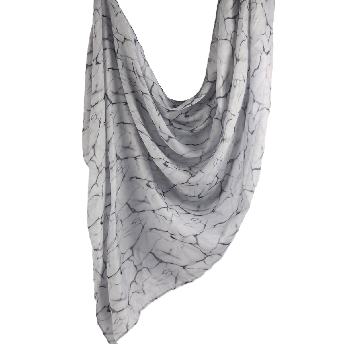 Picture of Best-Selling Watercolor Tie-Dye Cotton Scarf Arabian Satin Polyester Long Scarf Turkish Middle Eastern Scarf
