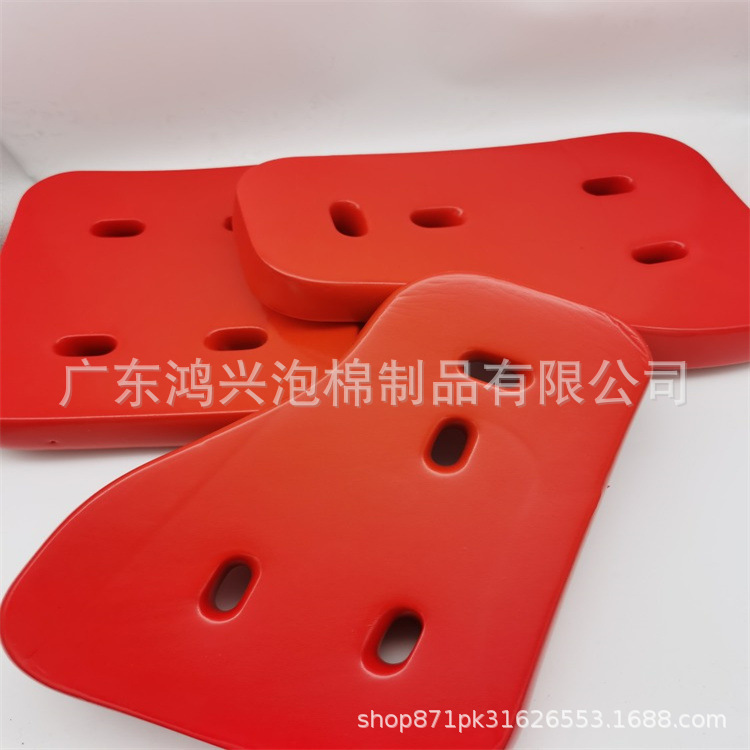 Processing and production of red NBR sponge dipping buoy dipping sponge toy indoor golf sponge cylinder