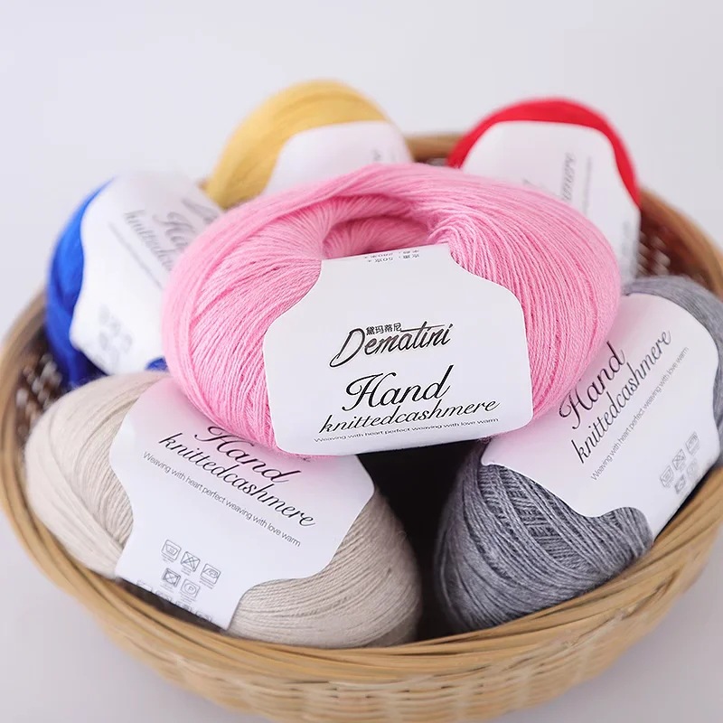 Wool Cashmere Fine Wool Wiring Companion Line Hand Knitted Scarf Sweater