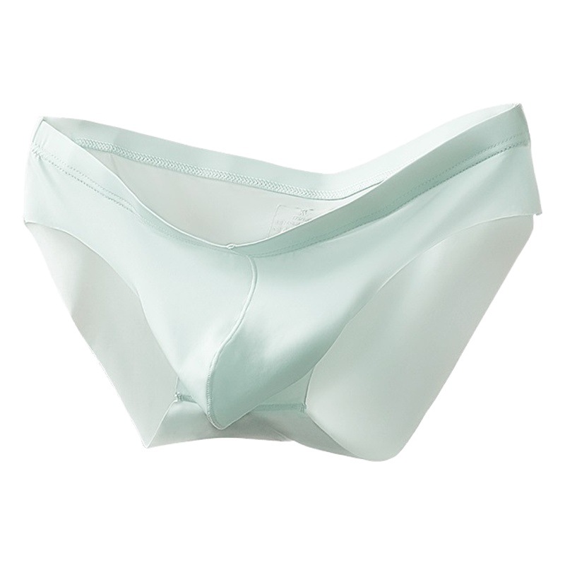 Men's Underwear Men's Summer Ice Silk Ultra-thin Sex Confused Breathable Briefs Men's Personality Transparent Shorts