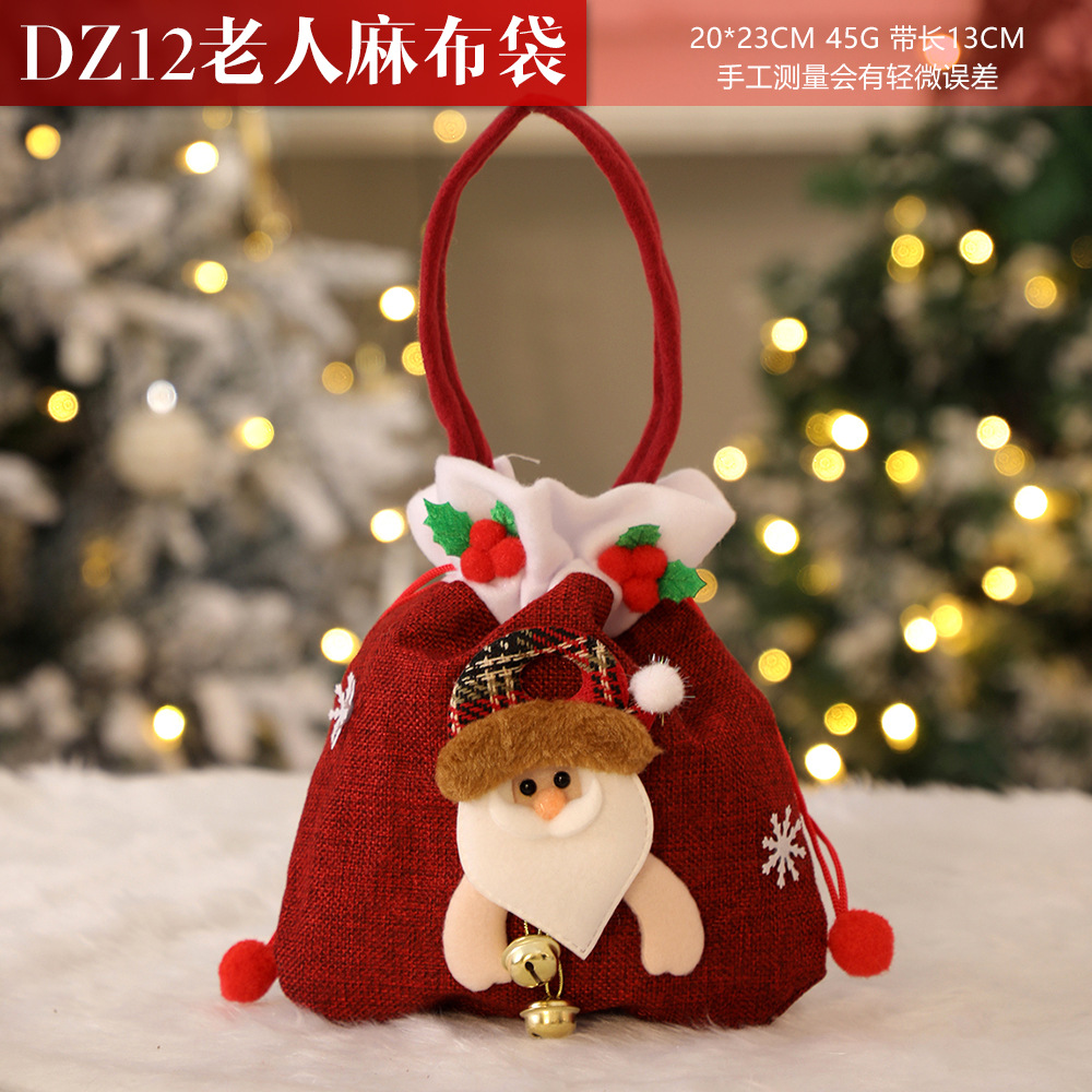 Picture of Christmas Gift Apple Bag Handbag Adult Children Children Christmas Gift Decoration High-end Gift Bag
