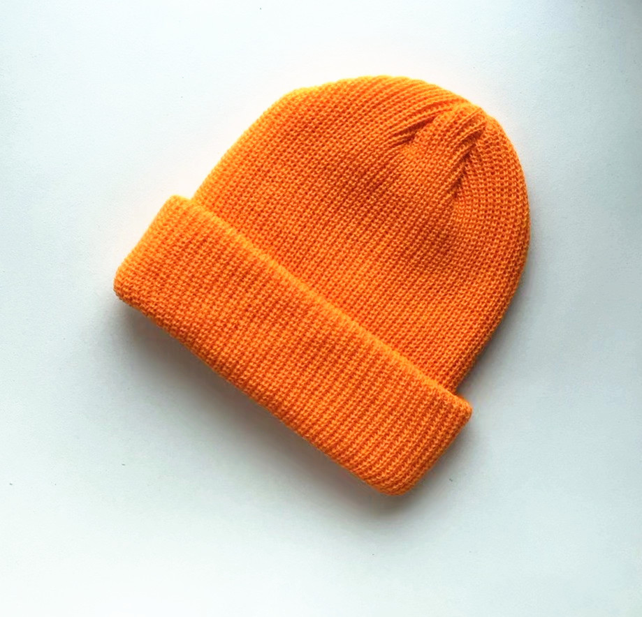 Picture of 2020 Cold Hat Men's Melon Hat Winter Women's Autumn and Winter Solid Color Watermelon Knitted Wool Hat Pullover Ski Hat
