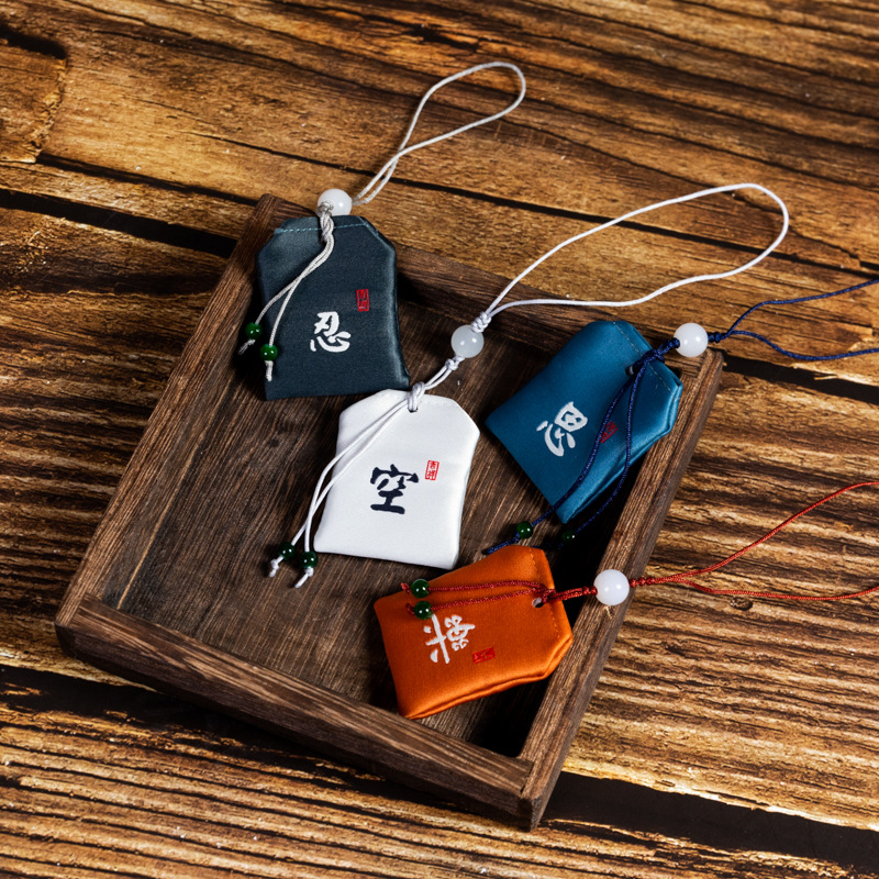 Zen sachet sachet mosquito repellent pendant blessing bag empty bag safety talisman antique purse carry-on vintage wholesale