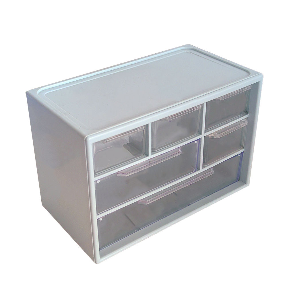 Picture of Desktop Drawer Type Transparent Storage Box Student Stationery Box Organize Simple Style Transparent Drawer Type Light Luxury Box