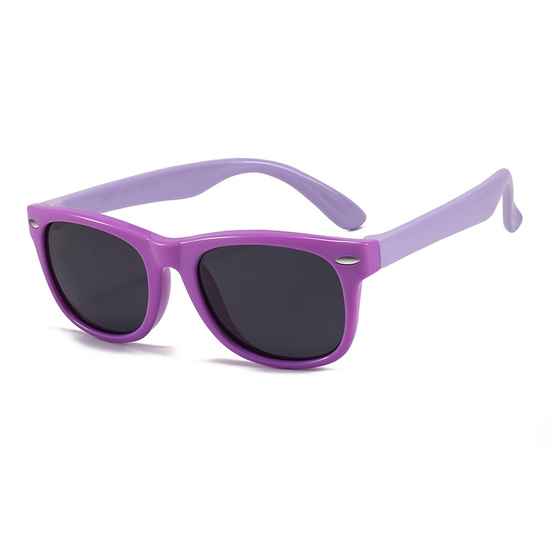 Picture of Factory new spot wholesale silicone UV protection sunglasses baby glasses polarized children sunglasses 802