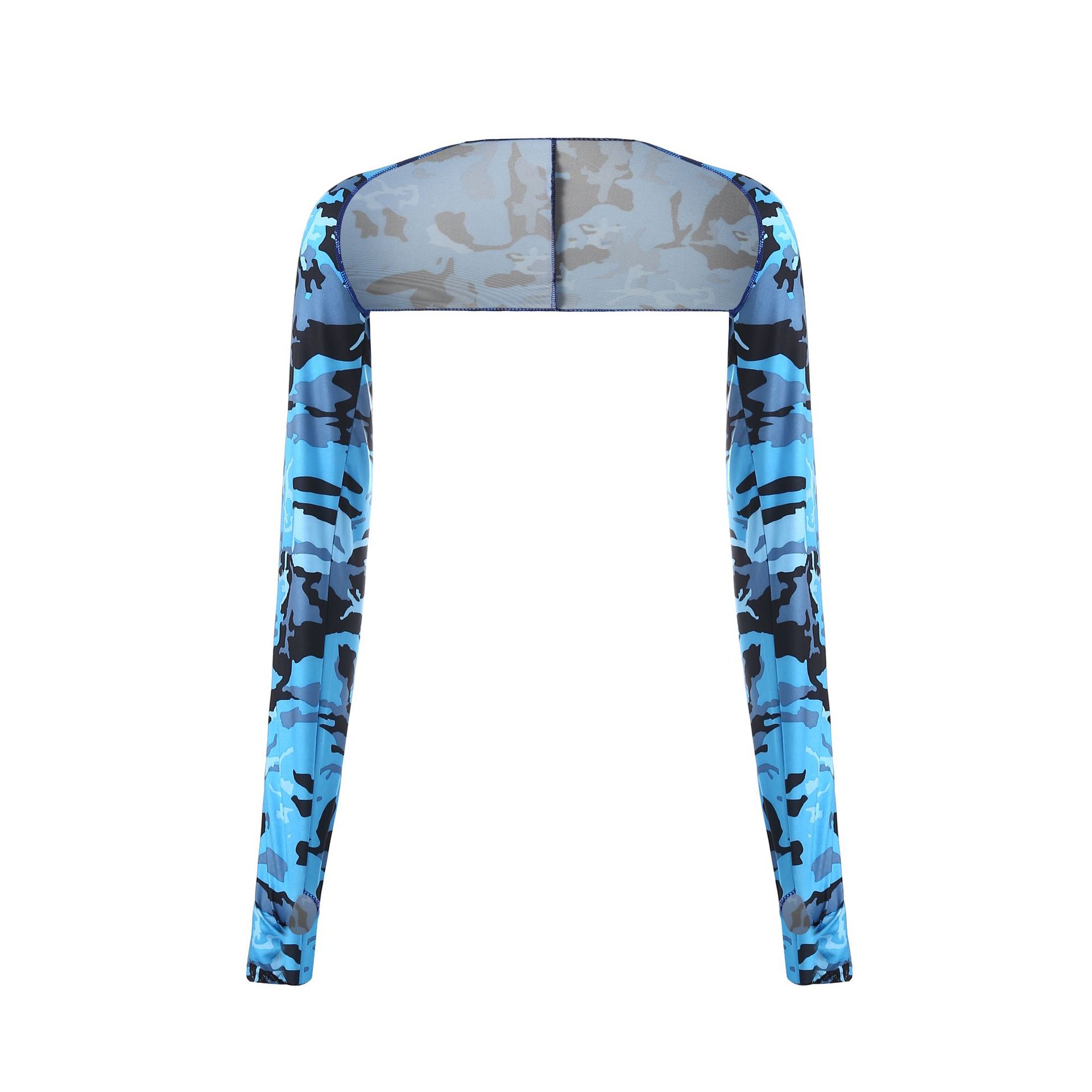 Picture of Summer Sun Protection Shawl Sleeves, Outdoor Cycling Shawl Sleeves, Versatile Fashionable Golf Anti-Uv Shawl Sleeves