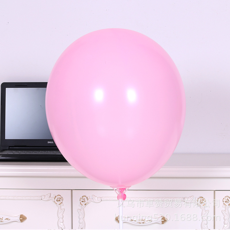 Picture of Cross-border 18 inch matted latex balloon retro color balloon wedding decoration round helium floating air ball wholesale
