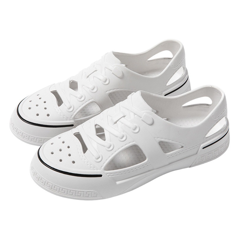 2024 Luchi Croc Shoes Casual Couple Non-Slip Beach Sandals Baotou Wading Breathable Soft Sole Outdoor Shoes