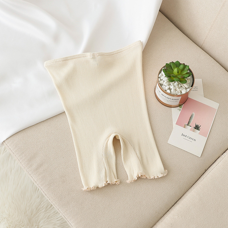 Picture of Yu Yuechun Summer Thin Mulberry Silk Knitted Threaded Safety Pants High Elastic Silk Seamless Leggings Boxer Briefs