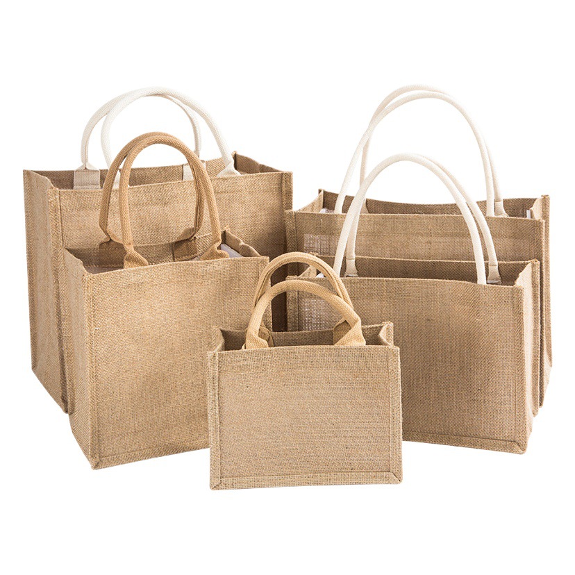 Factory spot wholesale jute bag sack bag Muji sack DIY Net red sack sack sack sack sack sack sack sack sack sack