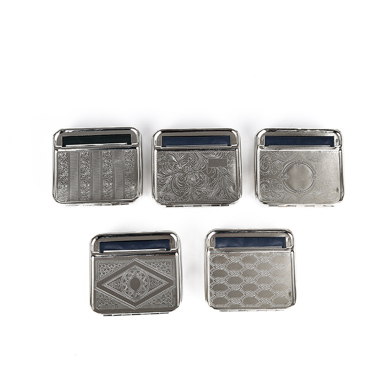 Picture of Manufacturer's Best-Selling 70Mm78Mm Metal Cigarette Box Portable Stainless Steel Cigarette Rolling Machine Manual Semi-Automatic Adjustable