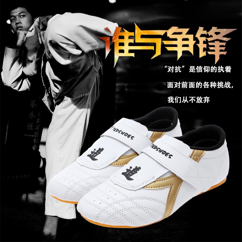 Picture of Taekwondo Shoes for Adults, Men, Women and Children, Martial Arts Training Shoes, Breathable Sports Tbottomon Bottom Taekwondo Shoes