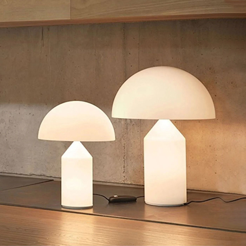 Italy OLUCE ATOLLO Mushroom Table Lamp Modern Designer Model Room Homestay Living Room Bedroom Bedside Lamp