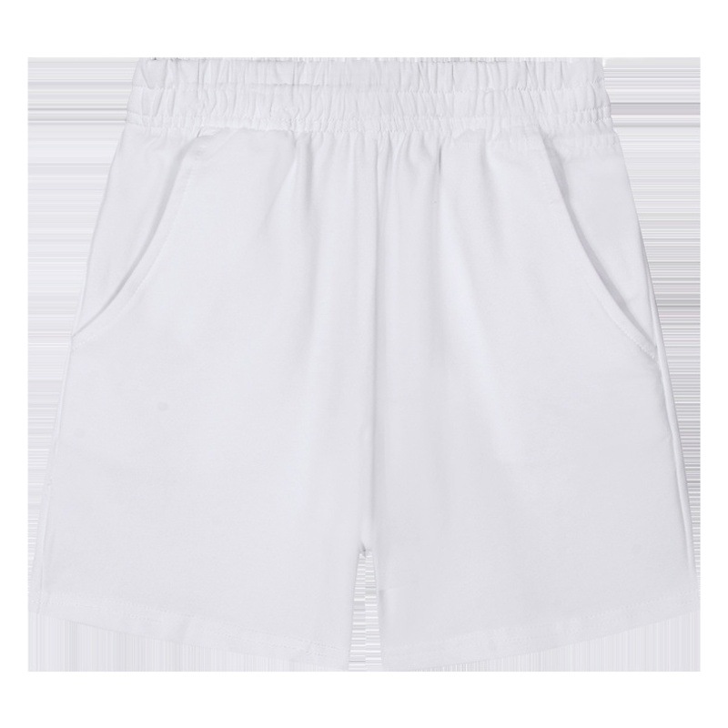 Children's White School Uniform Shorts Boys' Grey Pants Primary School Students' Navy Blue Five-point Sports Pants Summer Thin