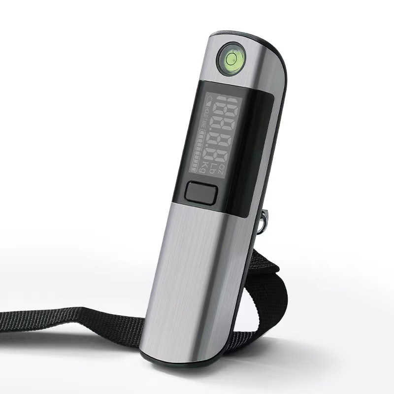 Picture of Portable Digital Lcd Luggage Scale 50kg with Horizontal Bubble Tape Measure Multi-Purpose Digital Satchel Scale