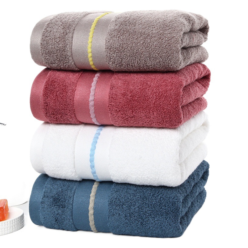 Bamboo fiber towel soft thick absorbent beauty towel a generation of advertising gifts towel bath towel hot sale