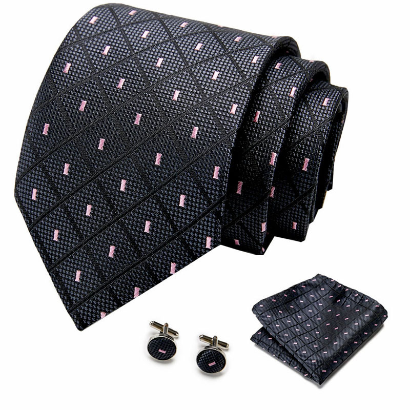 Picture of New Tie in Stock Cross-Border Hot Selling Tie Manufacturer Business Men's Formal Tie Set Ready-Made Fashion Accessories