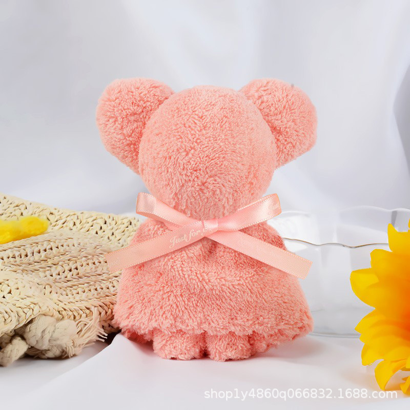 Picture of Coral fleece creative towel bear companion gift wedding birthday holiday business graduation gift wholesale