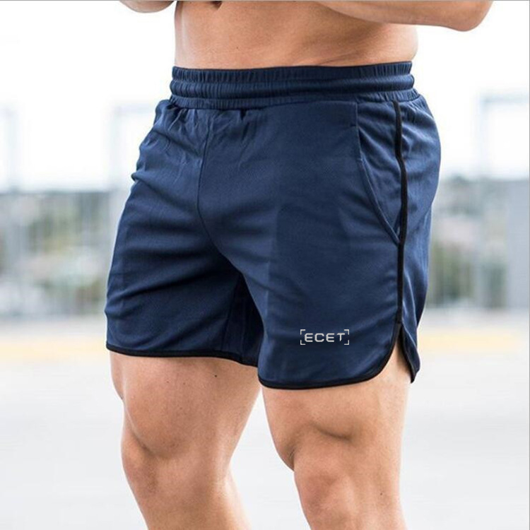 Muscle Fitness Men's Sports Shorts Outer Wear Three-Quarter Pants Mesh Quick-Drying Casual Breathable Running Training Beach Pants
