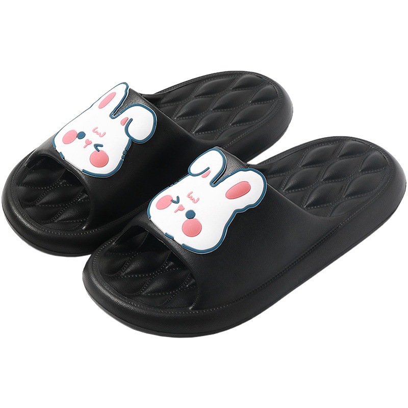 Cute Slippers Women's Summer Outfit Indoor Comfortable Household Thick Bottom Bathroom Non-Slip Slippers Men's Wholesale Slippers