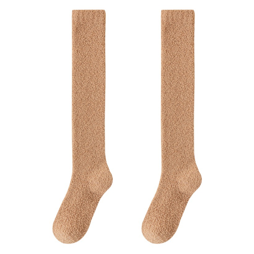 Zhuji Coral Velvet Socks, Non-Shedding Autumn and Winter Snow Socks, Thickeneded Warm Floor Socks, Thickeneded Soft Calf Socks