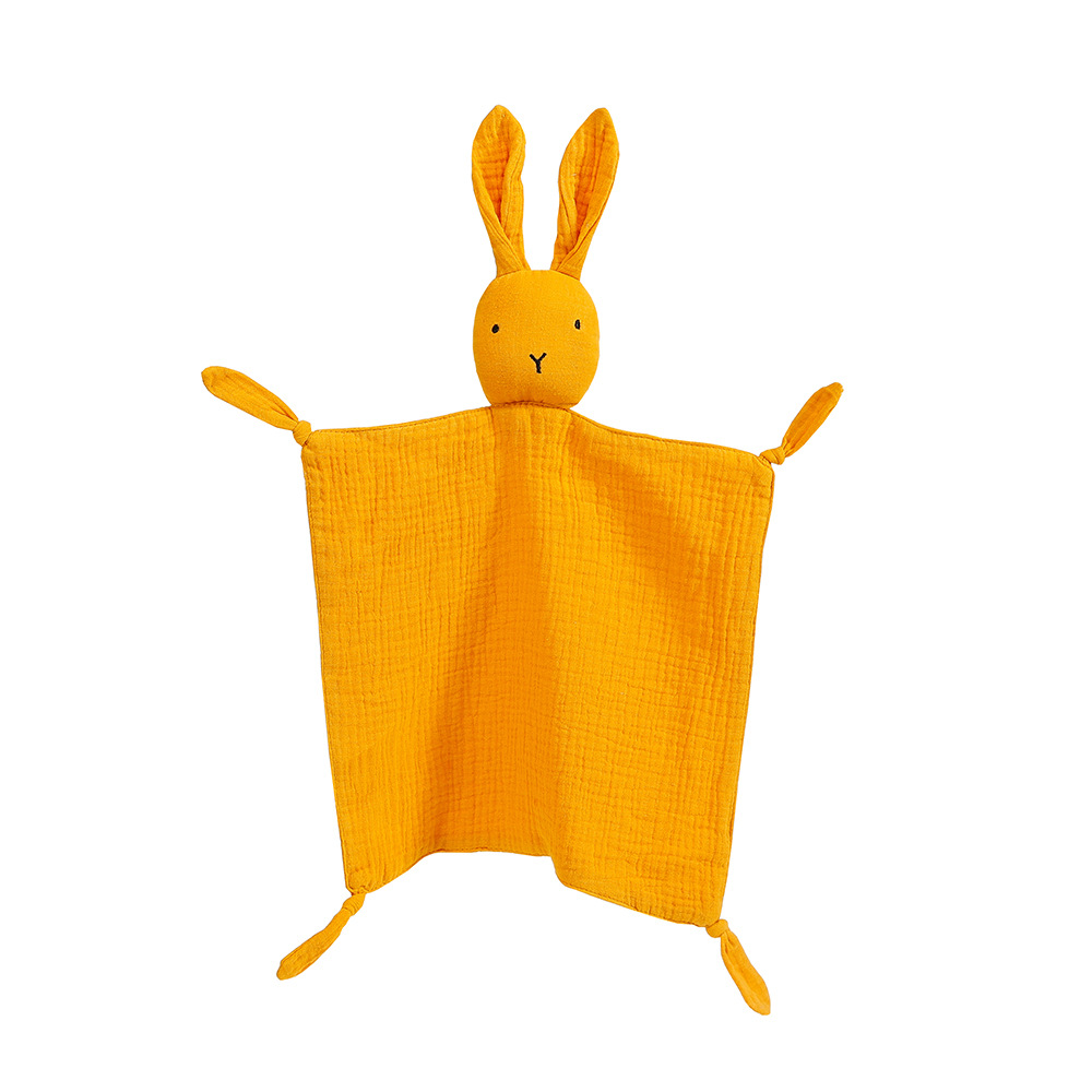 Picture of Yin Xiuli Baby Cotton Gauze Anting Towel Baby Sleeping Doll Rabbit Packing Handkerchief Packing Toys Cross Border