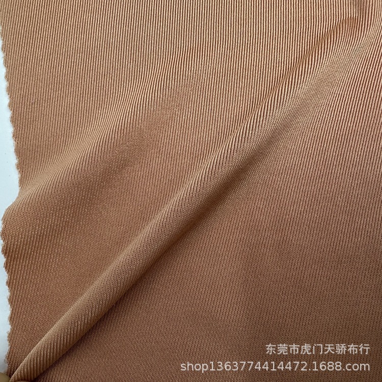 Spot supply of knitted swimsuit material 180g polyester matte knitted matte stretch swimsuit yoga clothing material