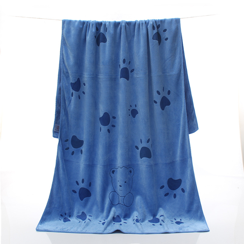 Picture of Microfiber thickened beach towel absorbent quick-drying adult large bath towel printed cartoon children's swimming bath towel wholesale