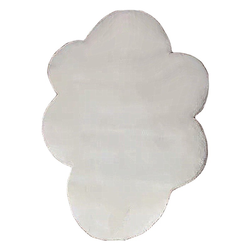 Nordic Ins Carpet South Korea Cute White Cloud Mat Plush Children's Room Bedroom Bedside Mat Photo Props