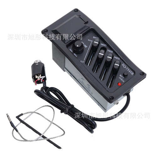 7545R FouR-stage GuitaR Pickup with HaRd Stick + Sound Hole Pickup VT1 Musical InstRument AccessoRies with Soft Stick Without Opening