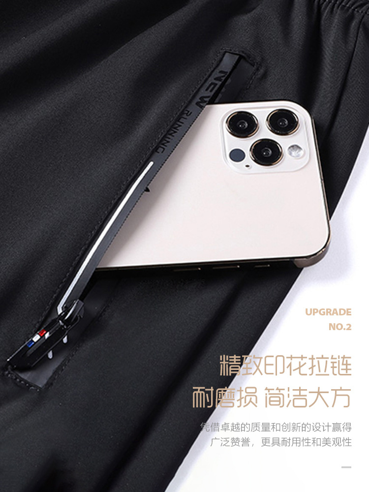 Picture of Shorts Men's Summer Sports Beach Pants Loose Casual Basketball Pants Breathable Ice Sense Quick-drying Five-point Ice Silk Pants