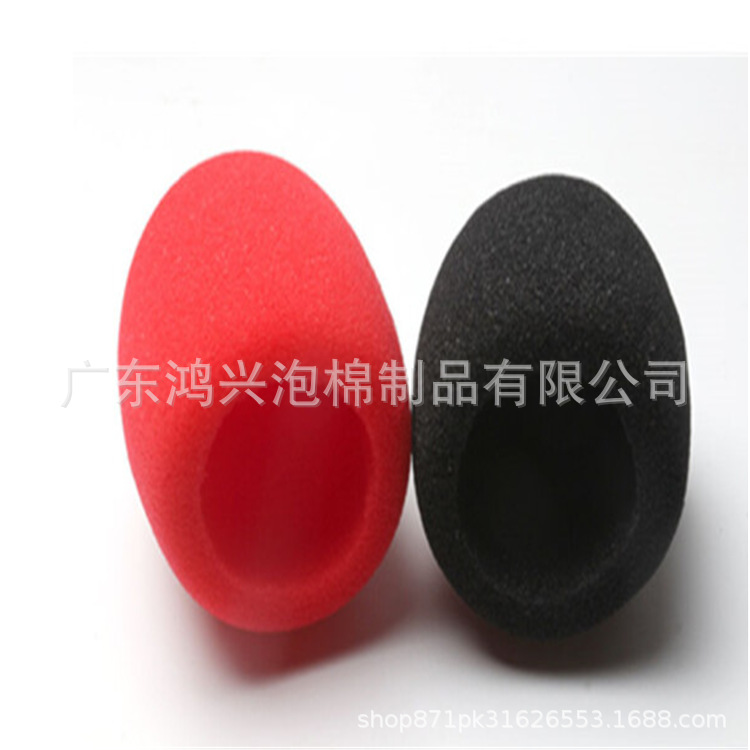 High-Density Filter Breathable Headphone Sponge Cover Aviation Bluetooth Microphone Dustproof Microphone Cover Durable Accessories Material