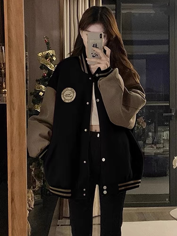 American College Style Baseball Uniform 2025 New Popular Small Early Autumn Jacket Women's Autumn and Winter Jacket Top