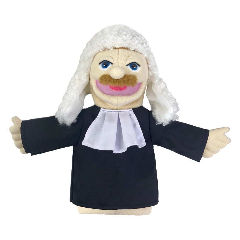 Picture of New Cartoon Half-body Professional Character Hand Doll Kindergarten Parent-child Games Plush Toy Family Early Education Doll