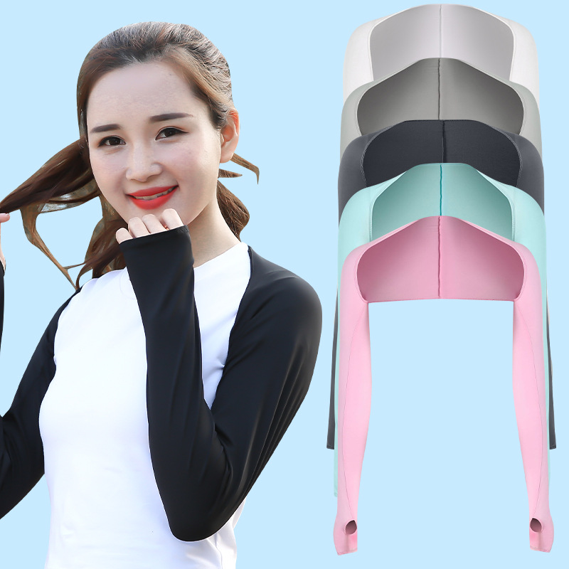 Picture of Outdoor Golf Sports Shawl Summer Thin Driving Neck Sunscreen Integrated Shoulder Sleeves Riding Sunshade Sleeves