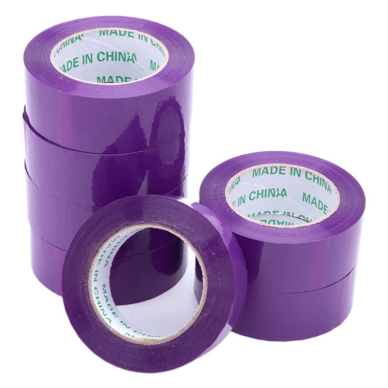 Purple sealing tape wholesale tape express color packing with high stick purple sealing tape wholesale