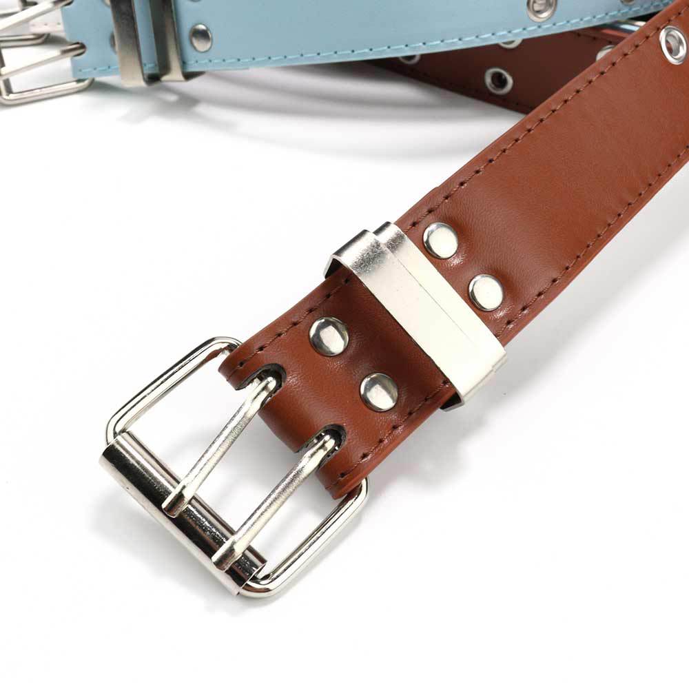 Picture of Cross-border punk belt women's decorative all-match y2k niche design pink chain jeans with eye belt