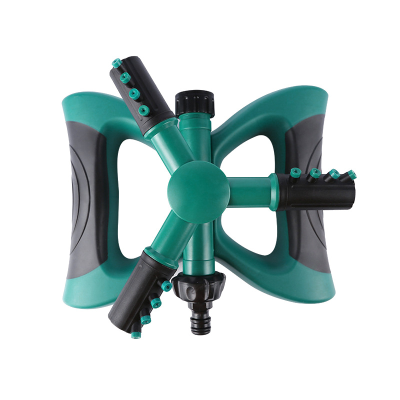 Picture of Wholesale 360-Degree Automatic Rotating Butterfly Sprinkler Garden Watering Three-Head Series Three-Pronged Lawn Sprinkler