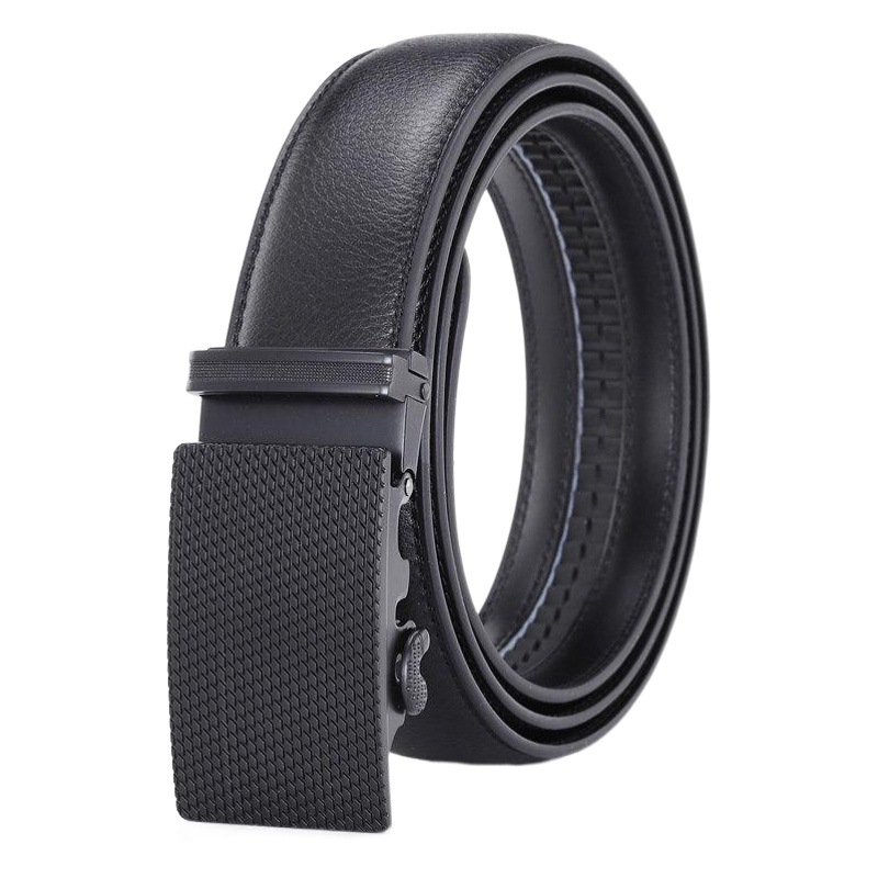Men's automatic belt black buckle fashion business leather belt Amazon a generation of hair