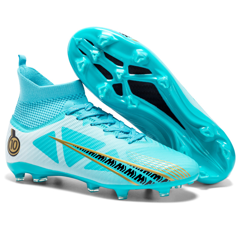 Picture of Football shoes men's high-top AG long nail TF broken nail sports competition training shoes non-slip Youth student football shoes