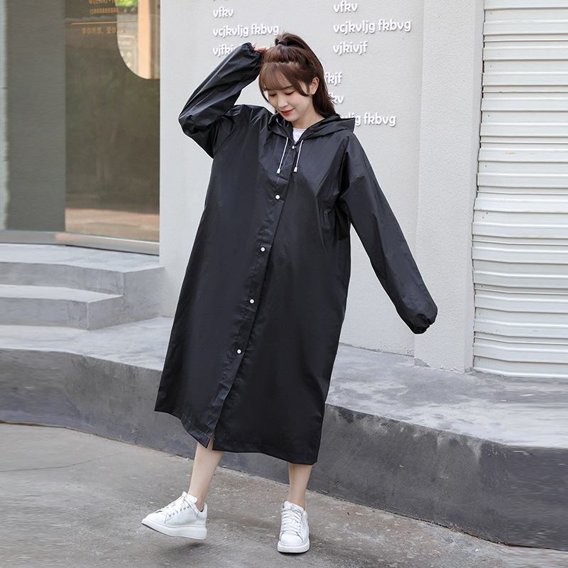 Picture of Non-Disposable Eva Unisex Outdoor Raincoat Drifting Travel Rainstorm-proof Thickened Portable Adult Raincoat
